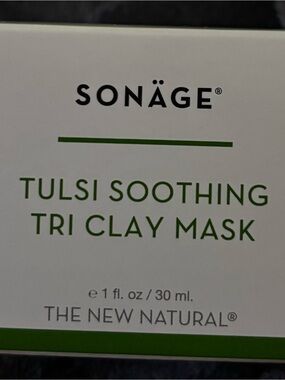 Tulsi Soothing Tri Clay Mask — NWT